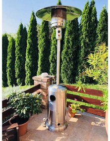 LO-P-6324 Gázüzemű Gomba Hősugárzó – Inox