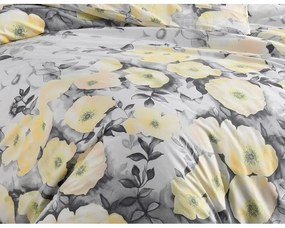 BedTex Pamut ágynemét Alisa sárga, 140 x 220 cm, 70 x 90 cm