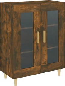 vidaXL füstös tölgy színű szerelt fa tálalószekrény 69,5 x 34 x 90 cm