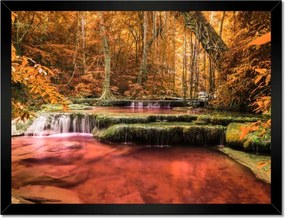 Poszterek keretben 40x30 Kanchanaburi vízesés