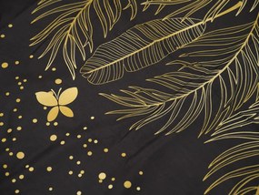 VISATA fekete mikroszálas ágyneműhuzat Ágyneműhuzat mérete: 2 db 70 x 80 cm | 160 x 200 cm