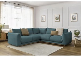 Kék sarokkanapé Ernest – Bobochic Paris