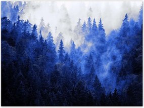 Poszterek 135x100 Kék táj Hegyek