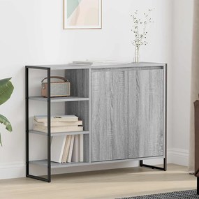 Oldalsó szekrény Szürke Sonoma 96.5 x 30 x 75 cm Faanyag