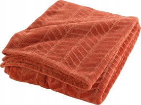 Kanapé Ágytakaró narancssárga Mintás 180x220