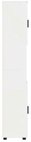 Fürdőszobai magas szekrény Magasfényű fehér 30 x 35 x 192 cm