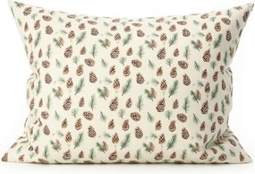 Pamut párnahuzat PINE CONES 50x70 cm, színes