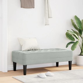 Pad Világosszürke 113 cm Velúr