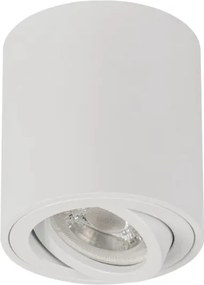 Kanlux Spot Bord One Ø8cm Fehér GU10 10W Állítható szög IP20