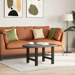 2 db fekete acél dohányzóasztal láb 50 x (42-43) cm
