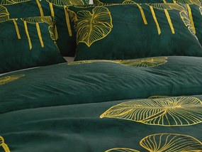 VENECIA mikroplüss ágyneműhuzat zöld Ágyneműhuzat mérete: 70 x 90 cm | 140 x 200 cm
