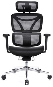 Professzionális irodai szék / forgószék / főnöki szék LVN System Control Pro fekete LV0656