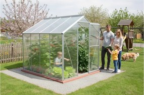 üvegház LANITPLAST LIMES Viva V6/4 1,97x4 m PC 6 mm LG4701
