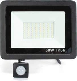 DOMENOLED 26 HALOGEN Kültéri Reflektor Fekete LED IP65