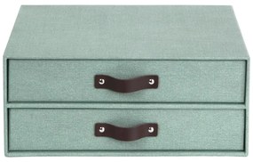 Zöld karton fiókos rendszerező Birger Canvas Paper Laminate – Bigso