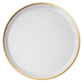 16 darabos szürke/arany porcelán étkészlet