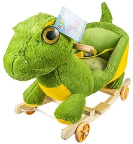 Roben Toys dinoszaurusz baba hintaszék, biztonsági öv, kerekek, dalok