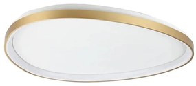 Ideal Lux - LED Dimmelhető mennyezeti lámpa GEMINI LED/42W/230V átm. 81 cm CRI 90 arany