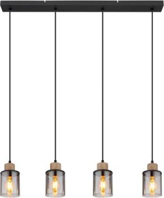 GLOBO 15707-4H REID Vintage Függesztett Lámpa IP20