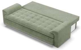 Tokio kanapéágy, kordbársony, zöld