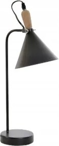Detall Item Fém asztali lámpa 16x24x46 cm E14 fekete 190684