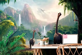 Tapéta dinoszauruszok földje
