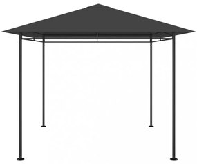 antracitszürke pavilon 384x281x270 cm 180 g/m²