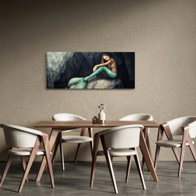 Kép - Hableány a sziklán (120x50 cm)