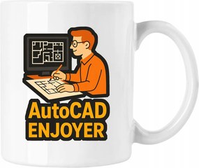 AutoCAD Enjoyer Bögre Építészeknek Fehér 330ml