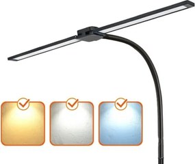 LED fényerőszabályozható állólámpa TEILO LED/14W/230V 3000/4000/6000K fekete