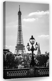 Párizs, vászonkép, 40x60 cm méretben