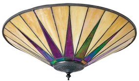 Endon 70240 - Tiffany DARK STAR mennyezeti lámpa 2xE27/40W/230V átm. 49 cm