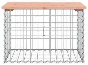 tömör duglászfenyő gabion kerti pad 63x44x42 cm