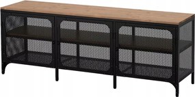 Ikea Fjallbo Tv szekrény fekete 150x36x54 cm