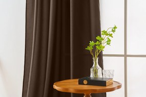 Skořébarna függöny OXFORD 140x270 cm Felfüggesztés: Hullámos sínszalag