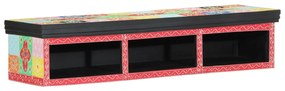 Fali TV Szekrény Többszínű 100x30x22cm Műszaki Fa