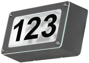 RÁBALUX 8747 HANNOVER Modern Kültéri Fali Lámpa Antracit IP44