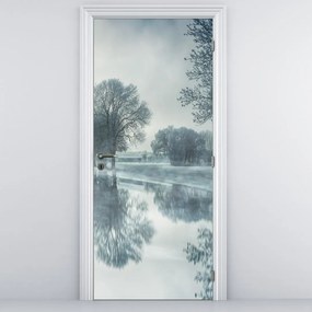 Fotótapéta ajtóra - Téli természet (95x205cm)