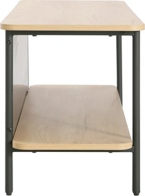 Polcos állvány, tölgy/fekete, SEFLOS