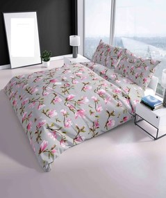 Magnolia krepp ágyneműhuzat TiaHome - 1x Párna 90x70cm, 1x Paplan 140x200cm