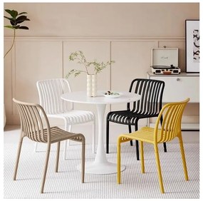 Műanyag szék TREGO, fehér