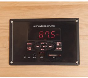 Sauna DeLuxe 2200 Carbon, barna