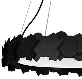 LED Csillár zsinóron SOHO 1xLED/24W/230V fekete