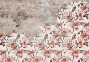 Fotótapéta Vintage Virágok Pasztell Hálószoba Fal 250x175 +ragasztó