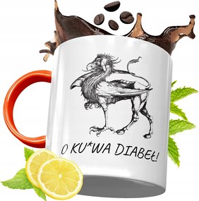 Narancssárga Vicces Bögre Vicces Ajándék fényképes nyomtatással