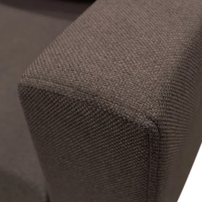 Univerzális kinyitható U-alakú sarokülőgarnitúra tárolóval SEYA barna