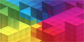 Konyhai panel Geometrikus háttér 100x50 cm Ragasztó