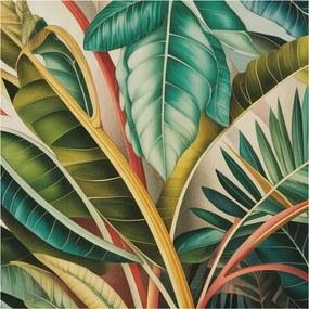 Dekoratív Fali Fotótapéta Egzotikus levelek 250x250 Ragasztó