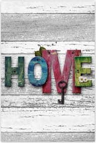 Poszterek 80x120 Otthon Házikó Felirat