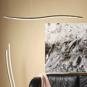 ONLI - LED Csillár zsinóron ONDA LED/30W/230V 4000K fekete